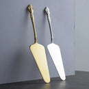 GobekUsa Gold Cake Shovel Spatula: Wedding Party Baking Pastry Serve Restaurant Silverware