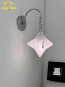 GobekUsa French Medieval Bauhaus LED Glass Wall Lamp for Living Room & Bedroom