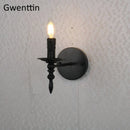 GobekUsa Industrial Retro Wall Sconces LED Light for Home Loft Bedroom Decor