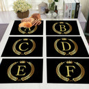 GobekUsa Kitchen Table Mats Set of 4, 42*32cm, Cotton Linen Coasters for Dining Home Decor
