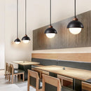 GobekUsa Glass Ball LED Pendant Lights Black Travertine Wabi Sabi Hanging Lamp