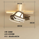 GobekUsa Cartoon Helicopter Ceiling Fan Light for Children's Room