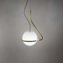 GobekUsa Glass Globe Pendant Lamp for Bedroom Living Room Kitchen Island
