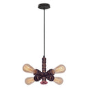 GobekUsa Industrial Water Pipe Ceiling Light Fixture for Living Room and Restaurant Decor