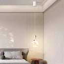 GobekUsa Astronaut Pendant Lamp: Round Moon Hanging Light for Children's Bedroom