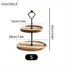 GobekUsa Double-Layer/Three-Layer Dried Fruit Tray - Elegant Serving Dish for Desserts and Snacks
