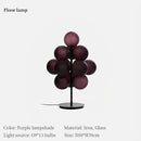 GobekUsa Grape Chandelier: Modern Glass Ball Pendant Lamp for Living Room and Bedroom