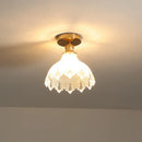 GobekUsa Glass LED Ceiling Light for Corridor Balcony Modern Indoor Lighting