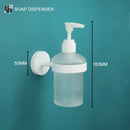 GobekUsa Bathroom Accessory Set: Towel Rack, Toilet Brush, Paper Holder, Toothbrush Holder, Soap Tray