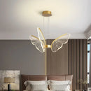 GobekUsa LED Butterfly Ceiling Chandelier - Luxury Pendant Light for Bedroom, Living & Dining Room