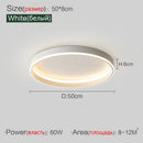 GobekUsa Bedroom Lamp Ceiling Lights Modern Minimalist Master Bedroom Warm LED Lighting
