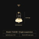 GobekUsa Chinese Jade Chandelier | Modern Duplex Villa Lighting