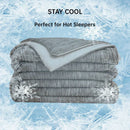 GobekUsa Super Soft Cooling Blanket King Size Skin-Friendly Quilted Bedspread
