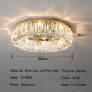 GobekUsa Crystal LED Ceiling Lights: Elegant Lighting Fixture for Living Room Bedroom Kitchen Decor