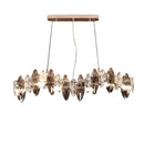 GobekUsa Kristal 2024 Chandelier LED Light for Dining and Living Room Decor