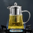 GobekUsa Glass Teapot: Kungfu Tea Set for Office, High Quality, Thermostable.