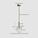 GobekUsa Crystal LED Ceiling Light - Modern Style for Bedroom, Living, Dining Room
