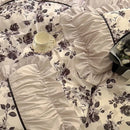 GobekUsa Lace Printed Duvet Cover Set - Elegant, Cozy Bedding for Single & Double Beds