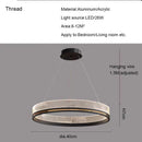 GobekUsa Black/Gold LED Pendant Lights | Modern Design for Home Lighting Decoration