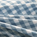 GobekUsa Japanese Grid Printed Cotton Bedding Set in Queen/King for Cozy Sleep