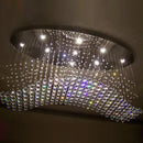 GobekUsa Crystal Flush Mount Chandelier: Modern Contemporary Lighting