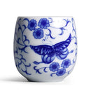 GobekUsa Ceramic Kung Fu Tea Cup With Handle White Porcelain Drinkware