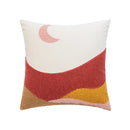 GobekUsa Cartoon Abstract Embroidery Cushion Cover 45*45 Soft Velvet Throw Pillow Case