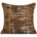 GobekUsa Luxe Jacquard Cushion Covers - Brown Gold Coffee Color - 45x45cm