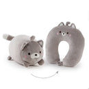 GobekUsa Cute Plush Animal Neck Pillow for Comfortable Travel & Office Rest