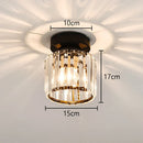 GobekUsa Glass Crystal LED Ceiling Chandelier for Home Decor