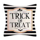 GobekUsa Halloween Linen Cushion Cover for Living Room Decor and Sofa - Trick or Treat