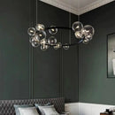 GobekUsa Glass Ball G9 LED Chandelier: Modern Minimalist Nordic Design