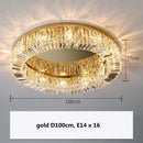 GobekUsa Gold Crystal Pendant Chandelier for Modern Dining Room Lighting