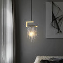 GobekUsa Crystal LED Ceiling Chandelier | Modern Bedroom Pendant Lamp