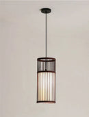 GobekUsa Bamboo Wooden Pendant Lamp E27 - Small Bar Pendant Lights