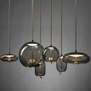 GobekUsa Glass LED Chandeliers for Living Room Bedroom Kitchen Pendant Lamp