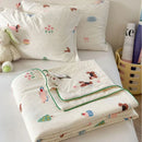 GobekUsa Children Cartoon Summer Cooling Quilt - Double Bed Breathable Thin Blanket Duvet