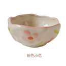 GobekUsa Ceramic Salad Bowl Set - 13.5oz Creative Ins Wind Underglaze Lovely Design