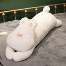 GobekUsa Dog Side Sleeper Body Pillow - Soft & Fluffy Leg Support - Cute Rabbit Design