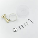 GobekUsa Brushed Gold Bathroom Pendant Set: Toilet Brush Holder, Paper Holder, Towel Bar & More