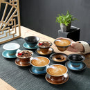 GobekUsa Ceramic Latte Coffee Cup and Saucer Set for Afternoon Tea and Breakfast