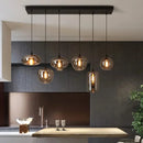 GobekUsa LED Glass Pendant Chandelier for Kitchen Dining Bar Décor
