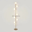 GobekUsa Glass Ball Standing Lamp Set: Nordic Postmodern Minimalist Magic Beans Style