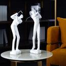GobekUsa Golf Sculpture Resin Figurine Decorative Ornaments for Home Decoration
