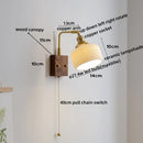 GobekUsa Ceramic Copper LED Wall Lamps Bedroom Bathroom Mirror Light Fixtures