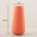 GobekUsa Gradient Ceramic Vase Cylinder Desk Decoration Floral Vases Modern Room Decor