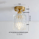 GobekUsa Crystal Glass LED Ceiling Lamp Modern Luxury Interior Lighting Fixture