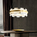 GobekUsa LED Marble Chandelier: Modern Lighting for Living Room, Bedroom, or Restaurant.