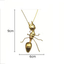 GobekUsa Golden Butterfly Ant Miniature Figurine Desk Ornament Artwork Decor
