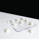 GobekUsa Acrylic Tic-Tac-Toe Chessboard Set with Resin Pieces